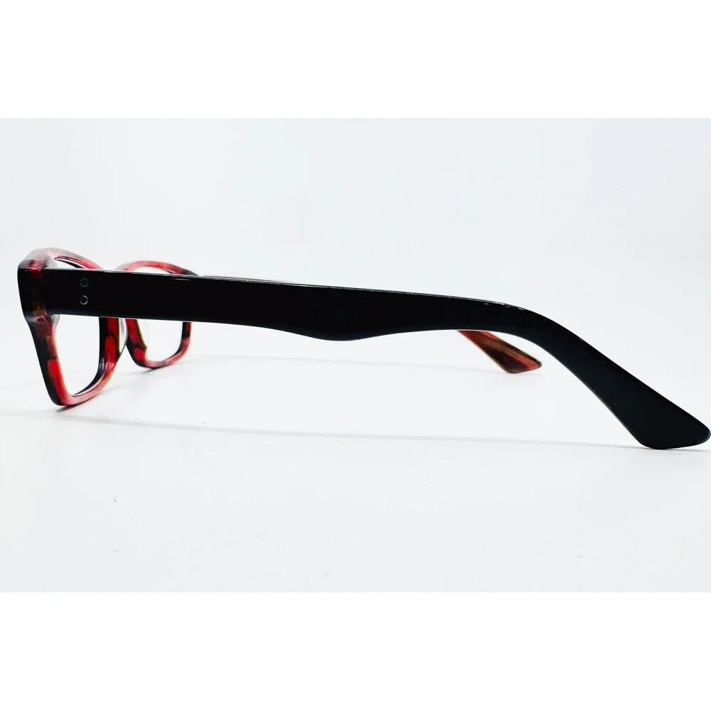 EyeBuyDirect Koping Eyeglasses Womens Black Red Tortoise 55-16-140 C1 55mm